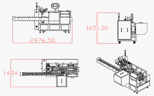 LY200-2-560自動裝盒機尺寸圖